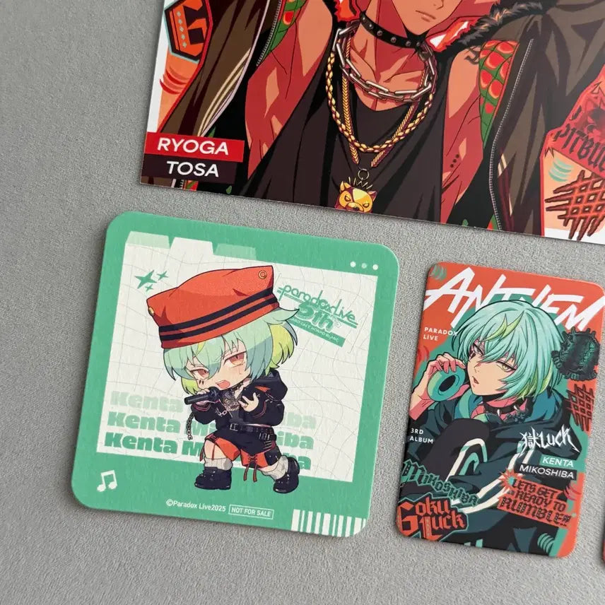 [BUNJANG] Paradox Live Goraku Ryo Shion Kenta Special Edition Photocard Bundle Set / 파라독스 라이브 파라라이 고쿠락 료가 시온 켄타 특전 포카 일괄