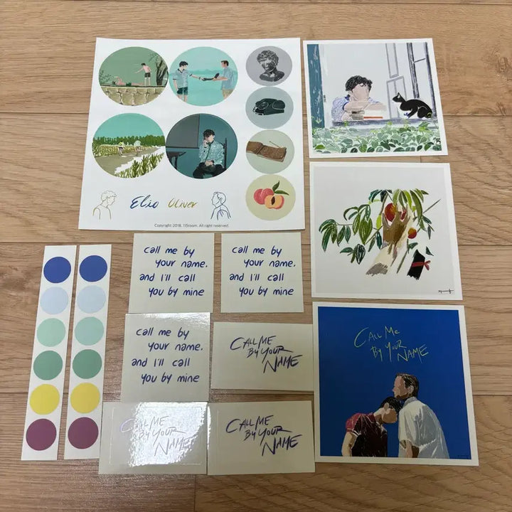 [BUNJANG] Call Me By Your Name Movie Pack (Sticker, Postcard) / 115룸 콜미바이유어네임 무비팩 (스티커, 엽서 등) 다꾸 영화 콜바넴