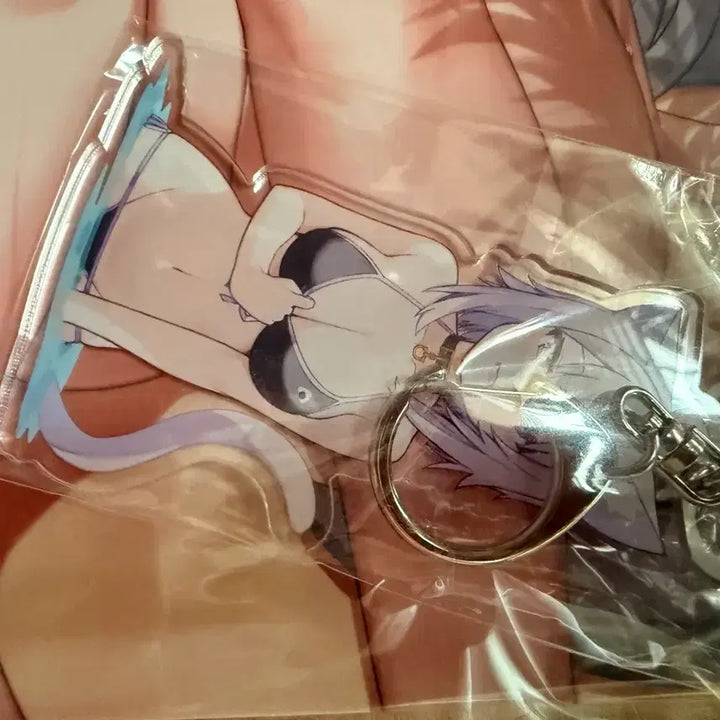 [BUNJANG] Hololive Gamers Illustration Book + Artist Signed Color Paper + Okayu Keychain / 비공식 홀로라이브 게이머즈 일러스트북 + 작가사인색지 + 키링