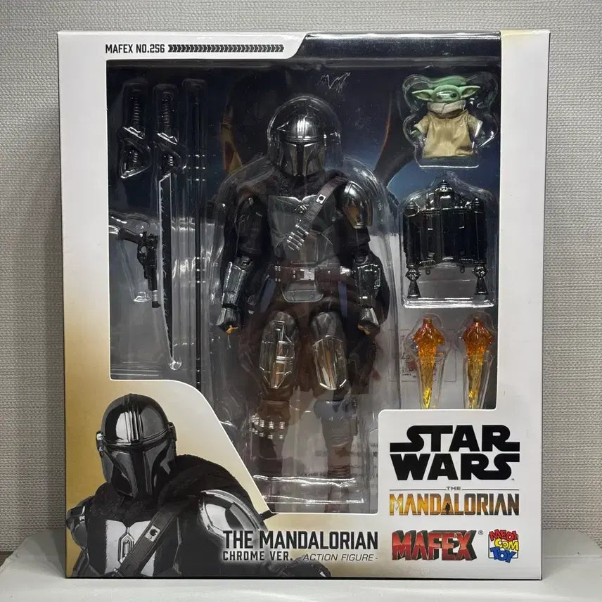 [BUNJANG] MAFFEX Star Wars The Mandalorian Chrome Ver. Figure / 마펙스 스타워즈 만달로리안 (크롬 ver)
