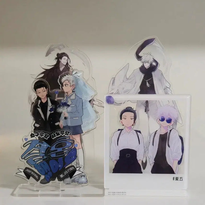 [BUNJANG] Jujutsu Kaisen Geto Suguru &amp; Gojo Satoru Acrylic Stand Bundle Set / 주술회전 게고 온리전 게고온 게토 스구루 고죠 사토루 아크릴 스탠드