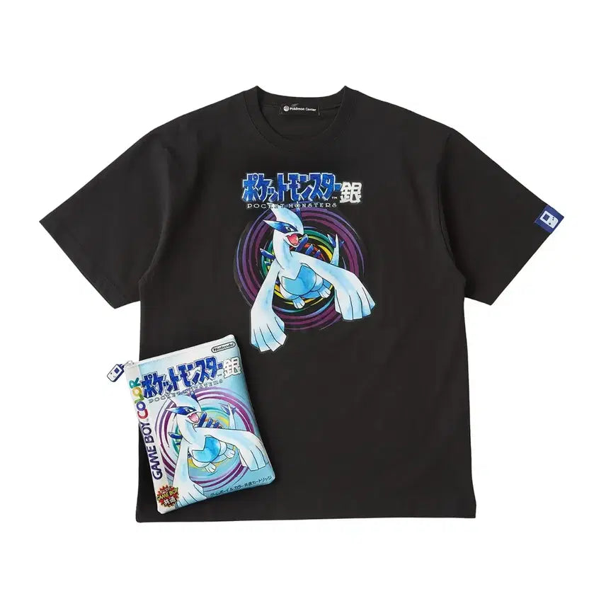 [BUNJANG] Pokemon Center Pouch T-Shirt - Silver Lugia / 포켓몬센터 패키지 티셔츠 in 파우치 포켓몬스터 은 루기아