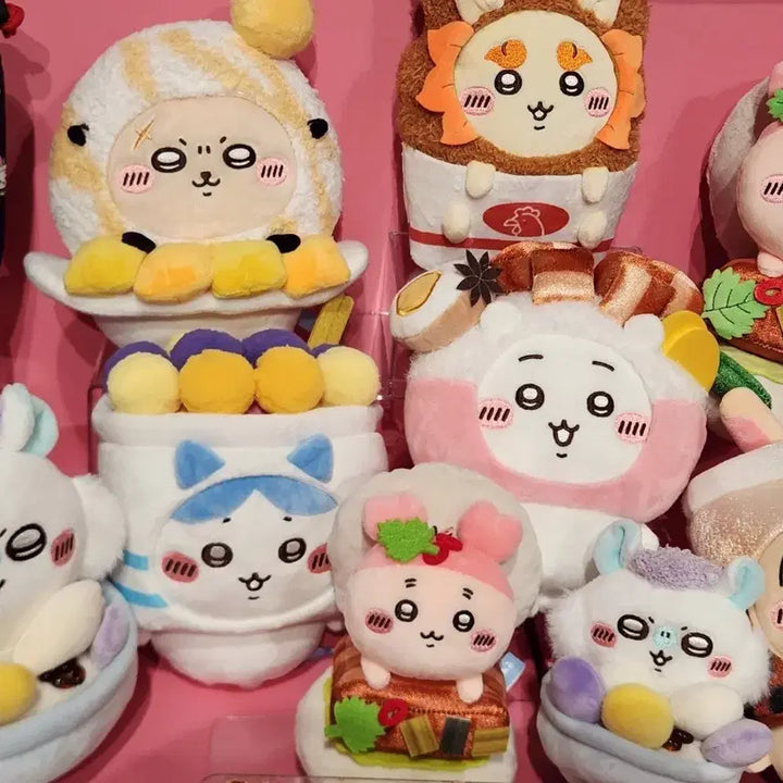 [BUNJANG] Chiikawa Taiwan Days Pop-up Limited Momonga Large Plush / 대만 치이카와 데이즈 팝업 한정 모몽가 큰인형 야시장 음식 누이