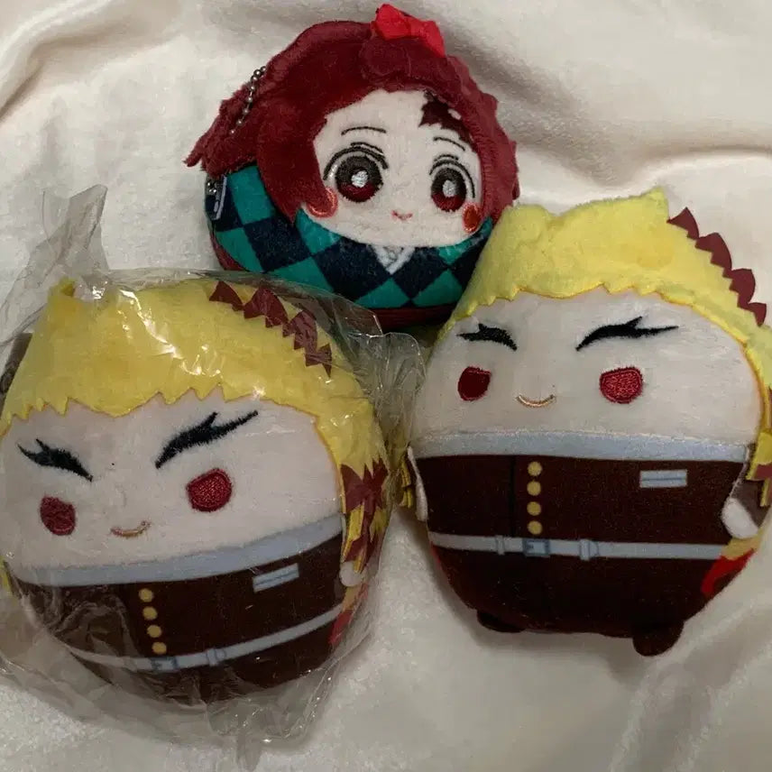 [BUNJANG] Demon Slayer Kyojuro Rengoku Tanjiro Fuwaroring Plush Doll / 귀멸의 칼날 렌고쿠 쿄쥬로 탄지로 인형 후와코로링