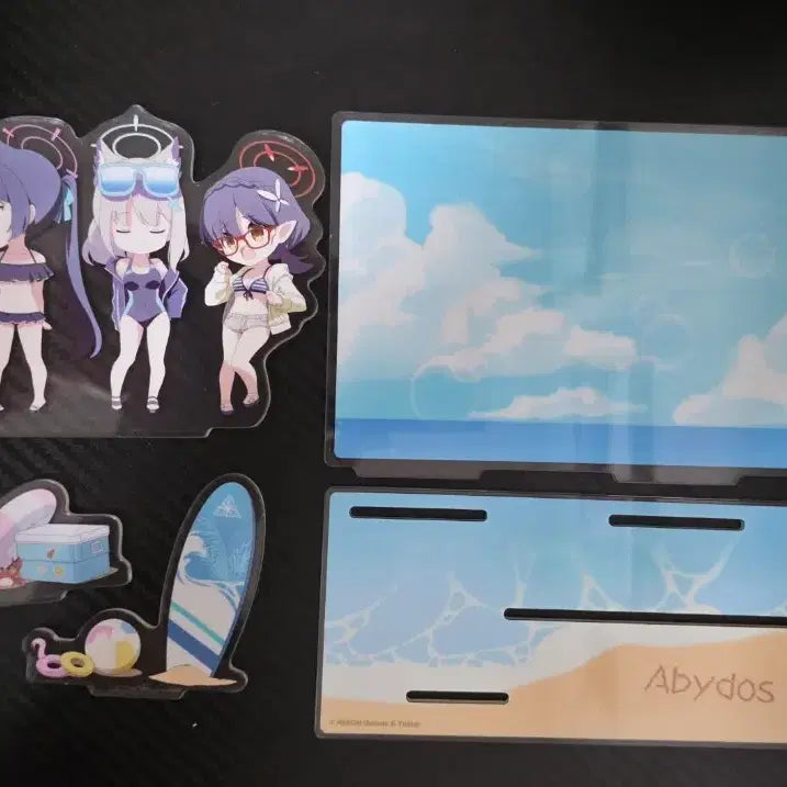 [BUNJANG] Blue Archive Abyssal Swimsuit Acrylic Diorama / 블루아카이브 수영복 아비도스 아크릴 디오라마