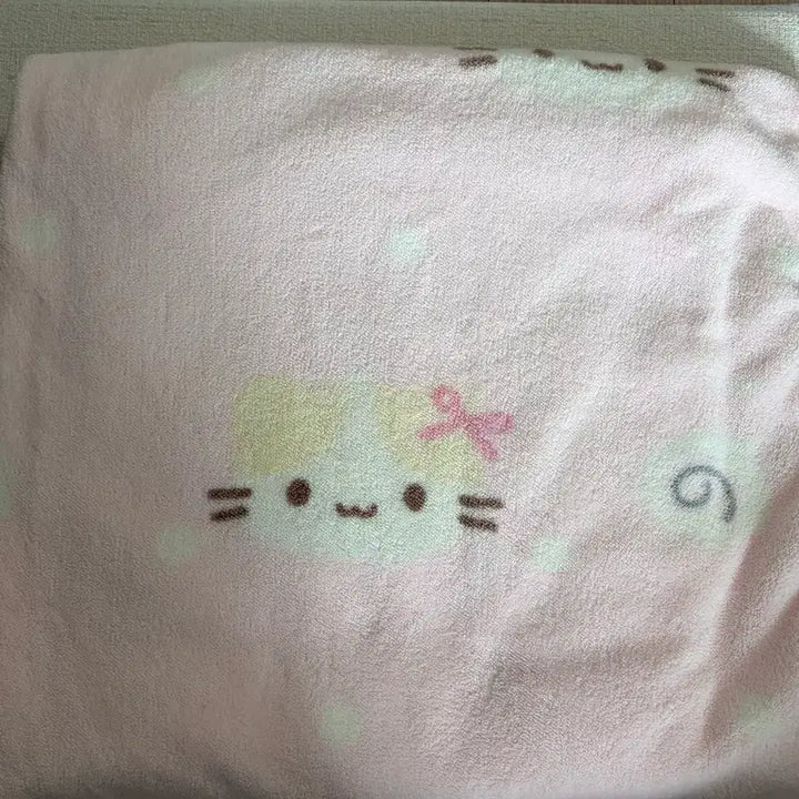 [BUNJANG] Marshmallow Pink Blanket Desk Mat / 마슈마로 담요 다꾸매트 책상매트