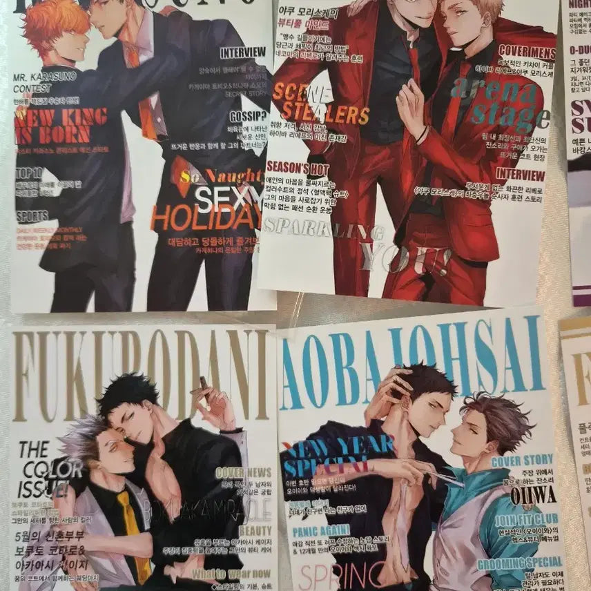 [BUNJANG] Haikyuu!! Magazine Concept Postcard Set / 하이큐 잡지 컨셉 엽서 세트