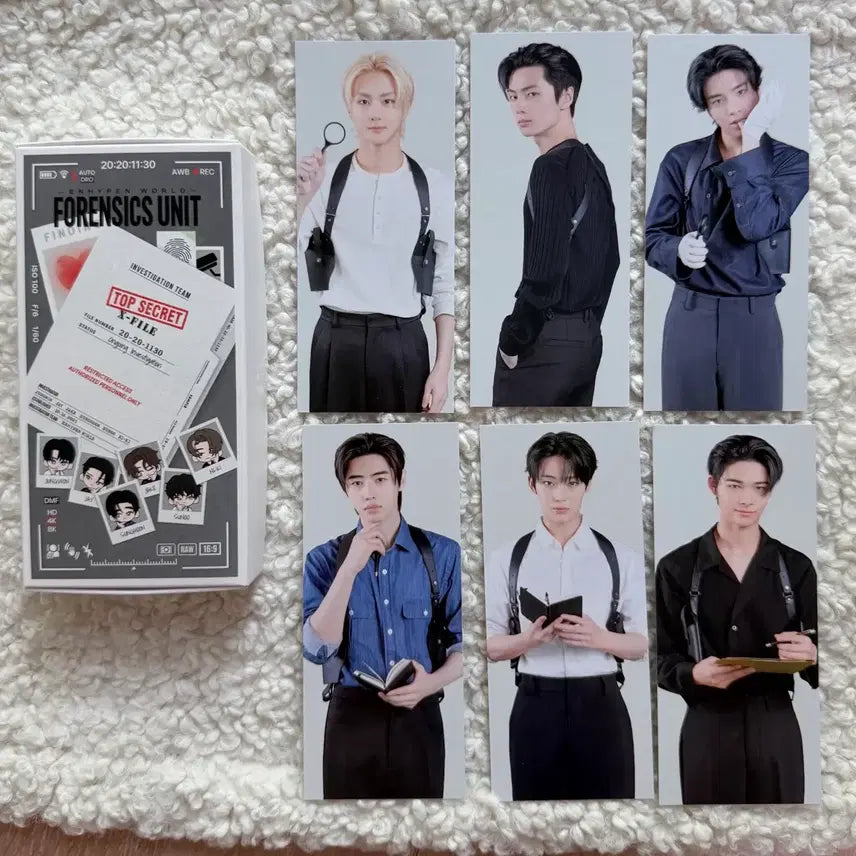 [BUNJANG] ENHYPEN ENHYPEN WORLD Science Investigation Unit Basic Version Set / 엔하이픈 월드 과학수사대 베이직버전 세트