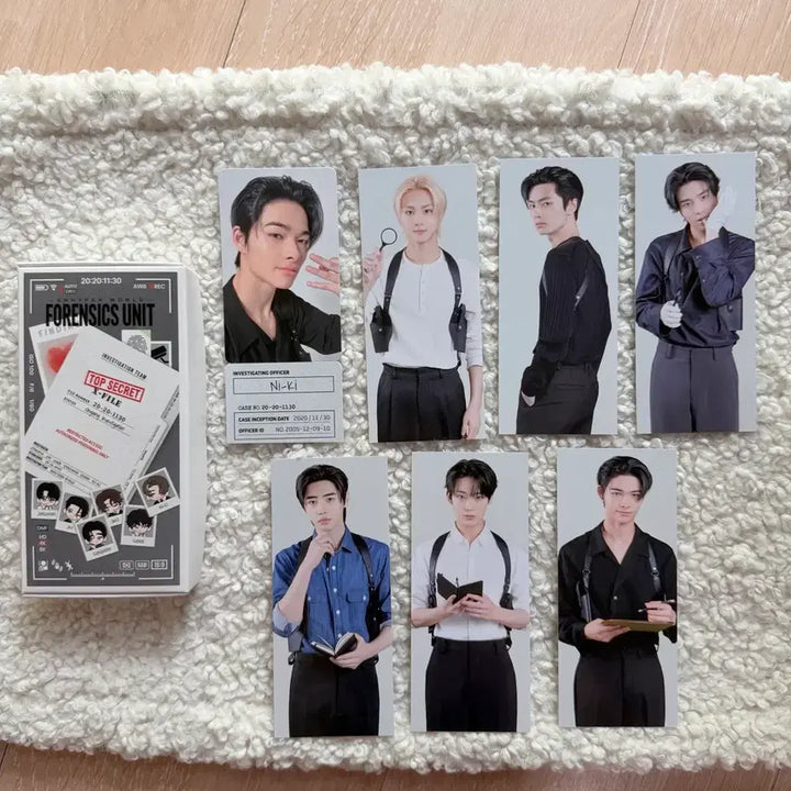 [BUNJANG] ENHYPEN ENHYPEN WORLD Scientific Investigation Agency Basic Version NI-KI Set / 엔하이픈 월드 과학수사대 베이직버전 니키 세트