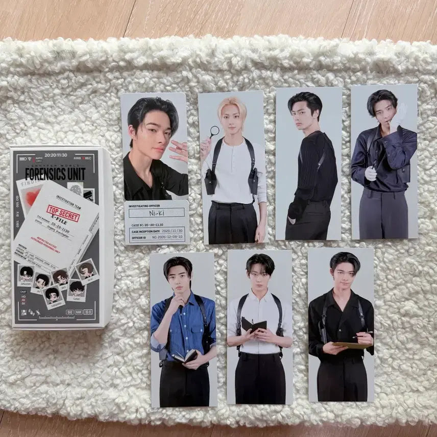[BUNJANG] ENHYPEN ENHYPEN WORLD Scientific Investigation Agency Basic Version NI-KI Set / 엔하이픈 월드 과학수사대 베이직버전 니키 세트