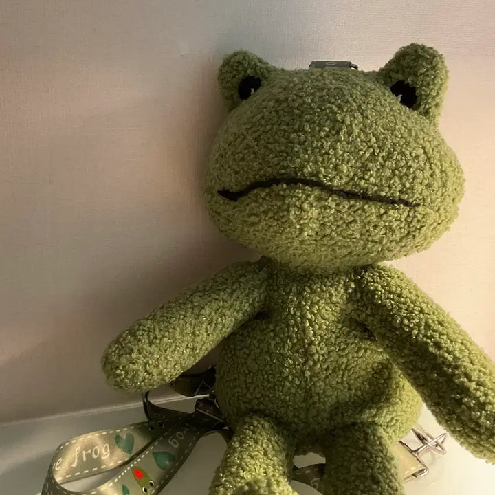 [BUNJANG] Frog Plush Bag / 개구리 가방