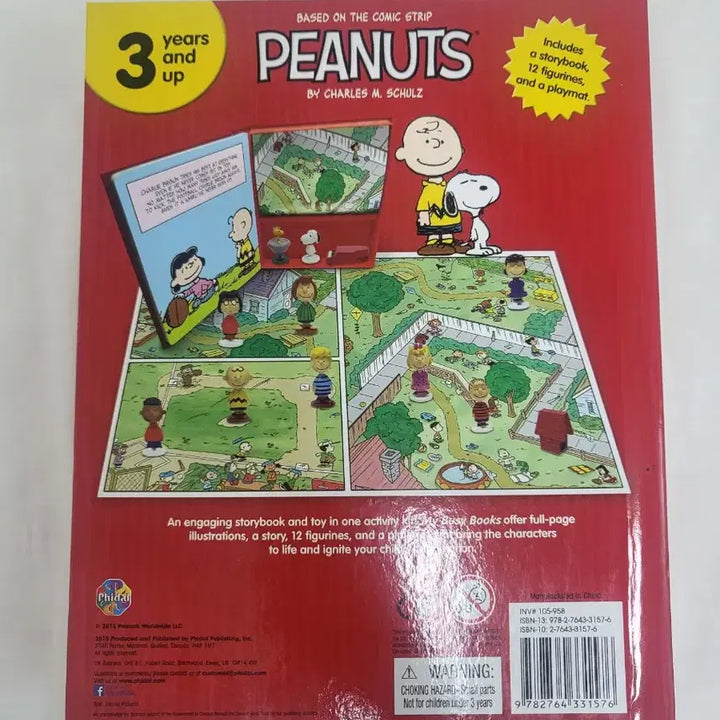 [BUNJANG] Peanuts Snoopy My Busy Books with Figure and Playmat / 스누피 PENUTS My Busy Books 피규어, 플레이매트 포함