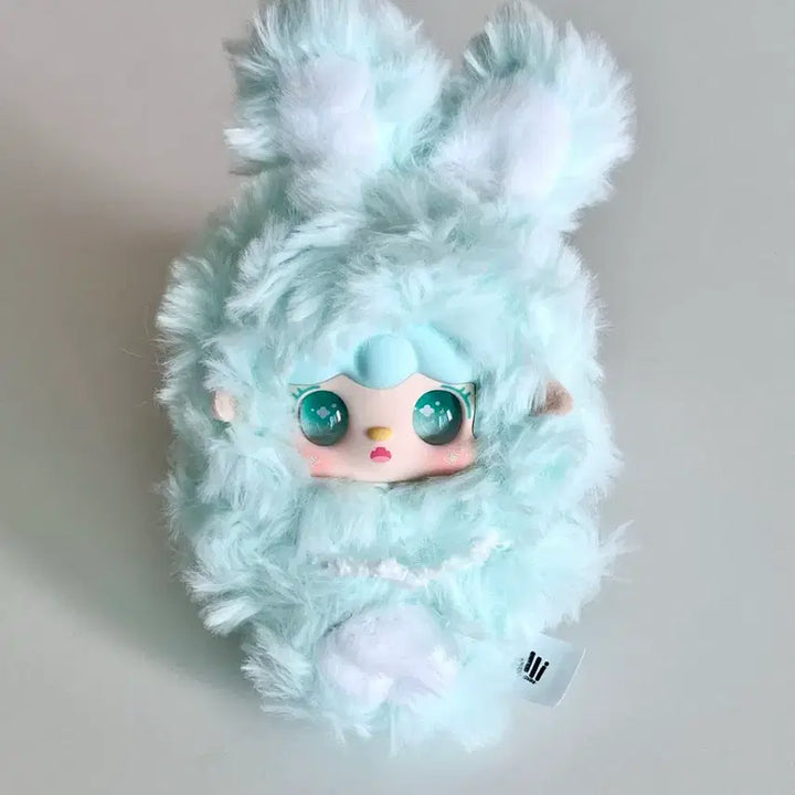[BUNJANG] Babies 3 Yuki Hopping Bunny "Jjenggeut Ear" Light Blue Charm / 베이비쓰리 유키 호핑버니 _쫑긋귀 연하늘
