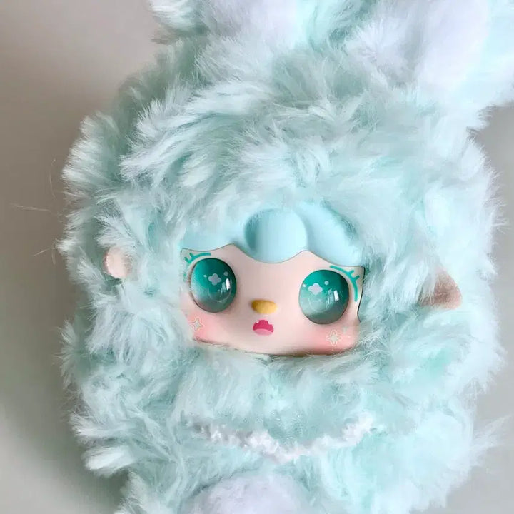 [BUNJANG] Babies 3 Yuki Hopping Bunny "Jjenggeut Ear" Light Blue Charm / 베이비쓰리 유키 호핑버니 _쫑긋귀 연하늘