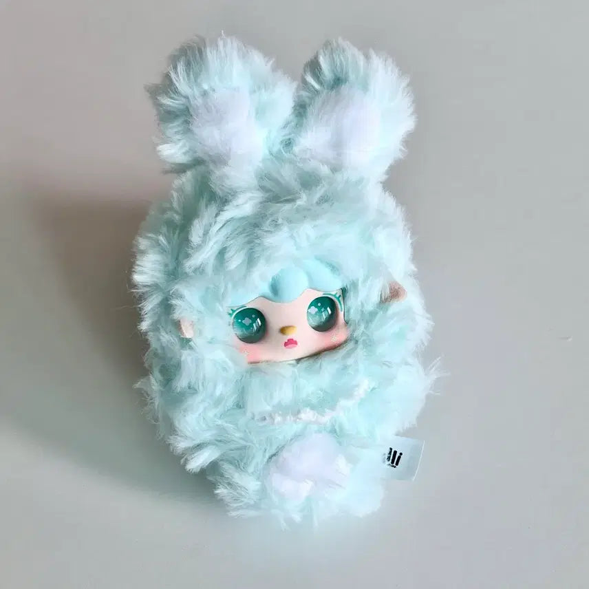 [BUNJANG] Babies 3 Yuki Hopping Bunny "Jjenggeut Ear" Light Blue Charm / 베이비쓰리 유키 호핑버니 _쫑긋귀 연하늘