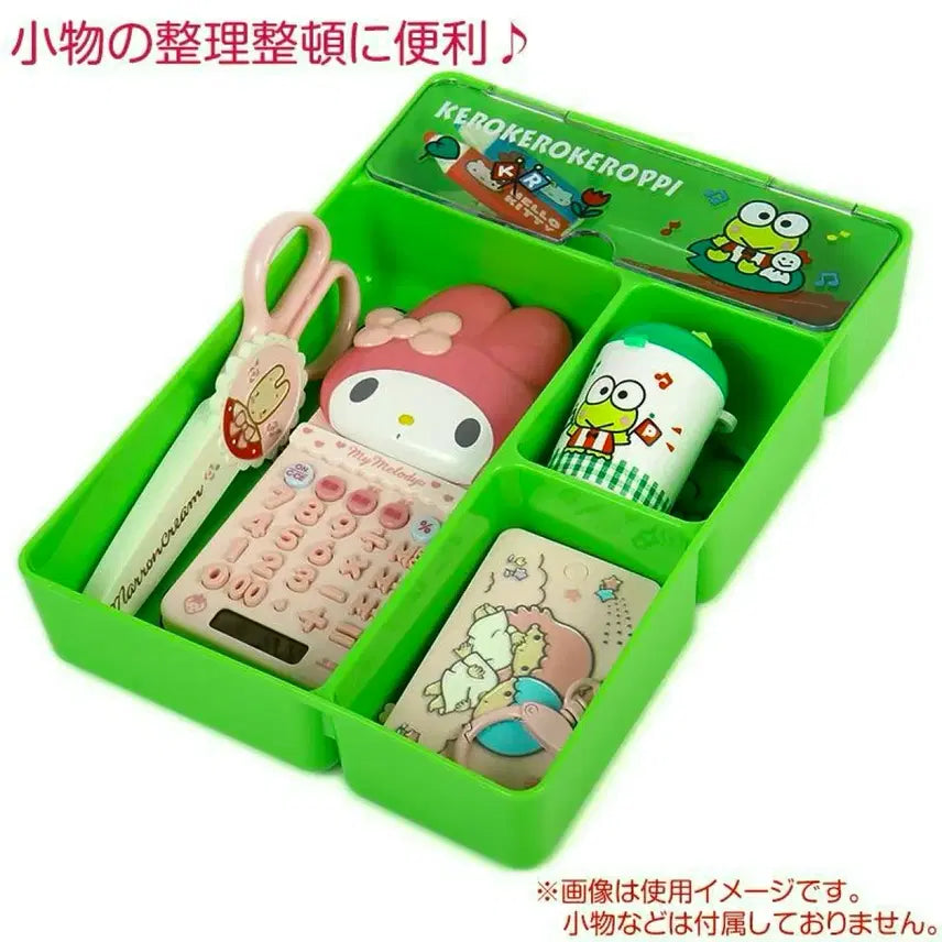 [BUNJANG] Sanrio Keropi Lidded Tray Organizer / (미개봉) 케로피 뚜껑이 달린 트레이 소품 수납 정리 정돈 산리오