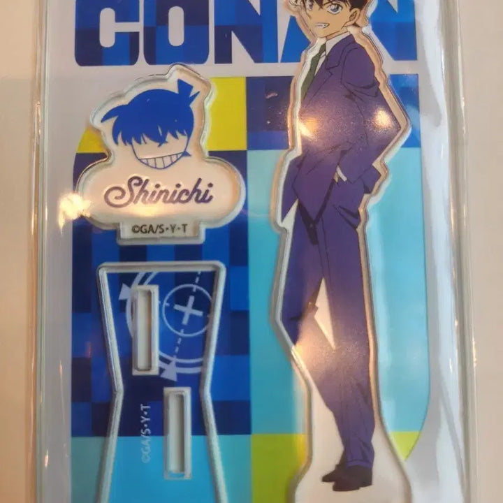 [BUNJANG] Detective Conan Shinichi Acrylic Stand &amp; Desk Clock Bundle Set / 명탐정 코난 아크릴 스탠드와 탁상시계 신이치(일괄)