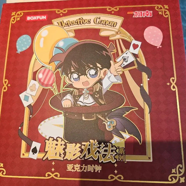 [BUNJANG] Detective Conan Shinichi Acrylic Stand &amp; Desk Clock Bundle Set / 명탐정 코난 아크릴 스탠드와 탁상시계 신이치(일괄)