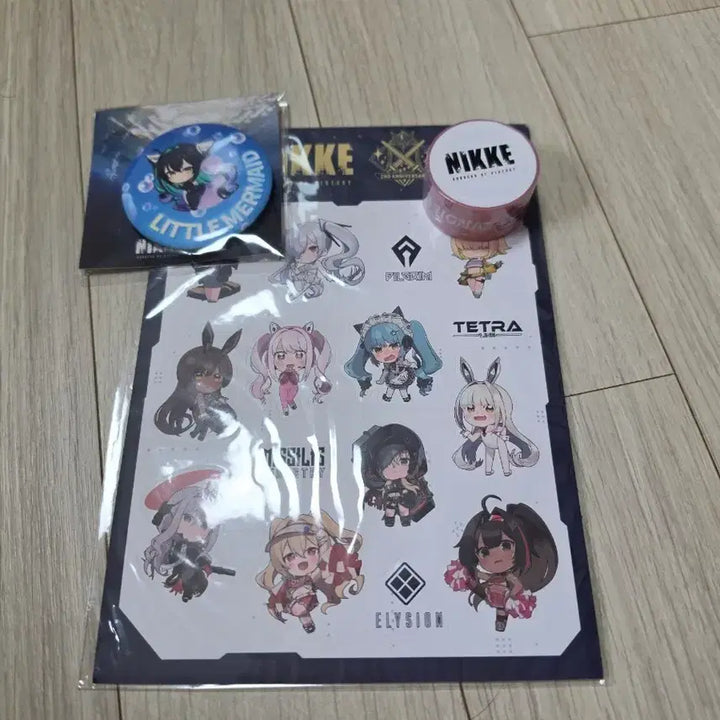 [BUNJANG] Goddess of Victory: NIKKE Merchandise Bundle (Acrylic Keychain, Stickers, Masking Tape) / 승리의 여신 니케 굿즈 일괄 (아크릴 키링, 스티커, 마스킹 테이프)