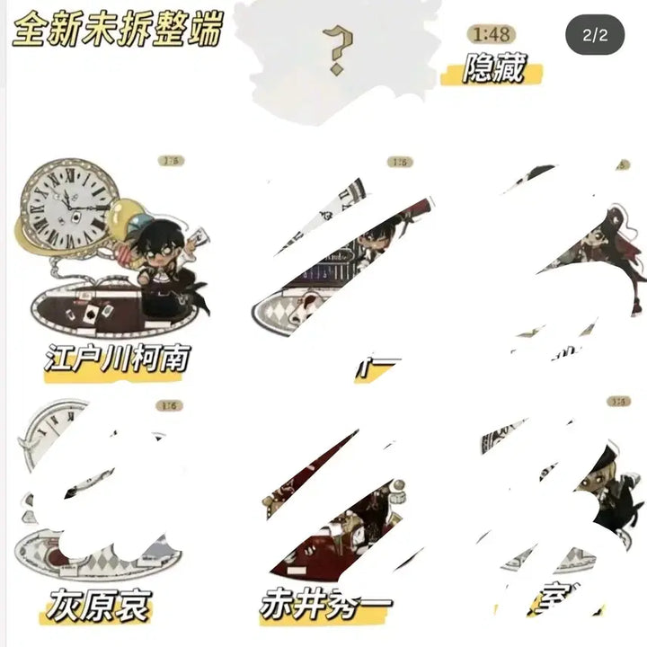 [BUNJANG] Detective Conan "Conan" Acrylic Stand &amp; Desk Clock / 명탐정 코난 코난 아크릴과 아크릴 탁상 시계