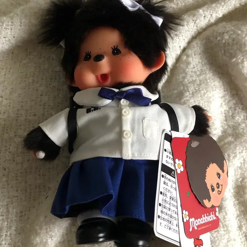 [BUNJANG] Monchhichi School Uniform Girl Thailand Exclusive / 태국 한정 몬치치 교복 여아