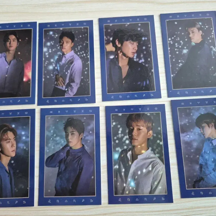 [BUNJANG] EXO 8 Types Constellation Concept Photocard Set / 엑소 포토카드 8종 세트