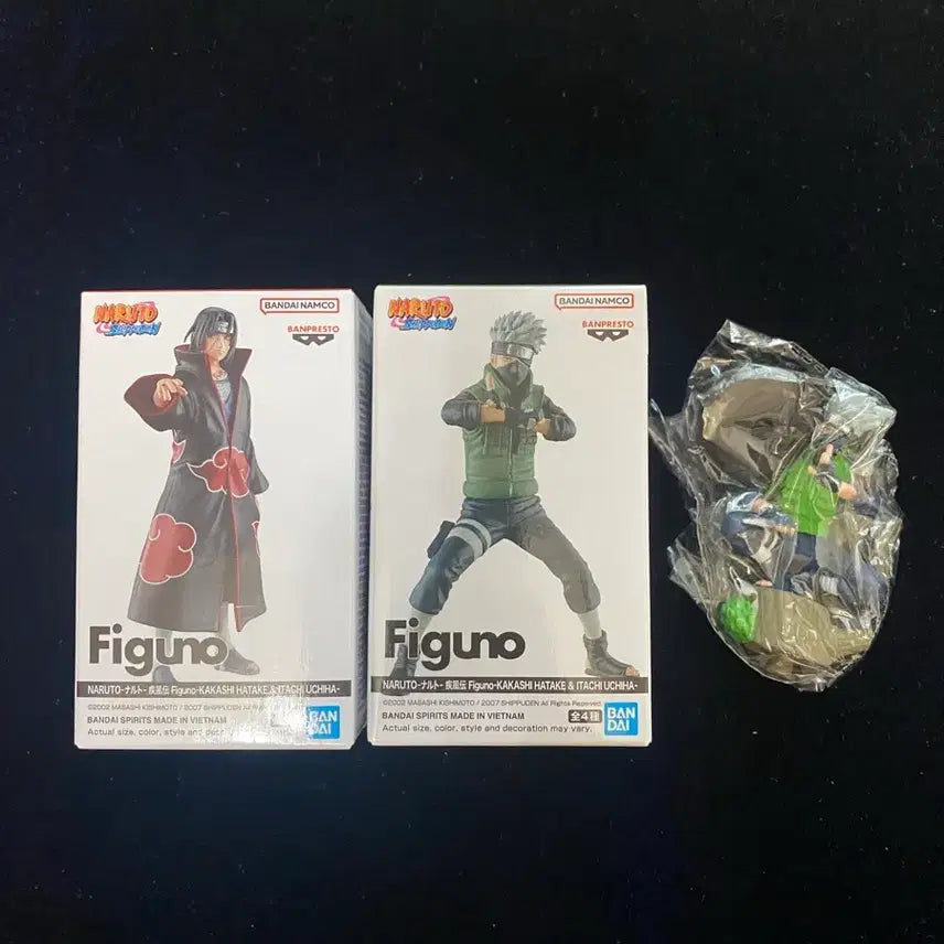 [BUNJANG] Naruto Figuarts Kakashi &amp; Itachi 2-Figure Set (Sealed) / 나루토 figuno 카카시, 이타치 2종 미개봉 + 사은품