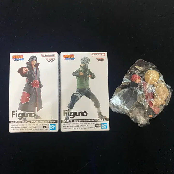 [BUNJANG] Figzero Naruto Kakashi &amp; Itachi 2-Figure Set (Sealed) + Free Gift / 나루토 figuno 카카시, 이타치 2종 미개봉 + 사은품