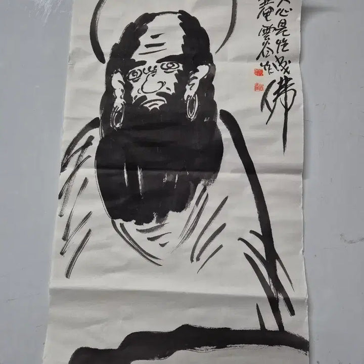 [BUNJANG] Dalma-do (Daruma) Painting by Woongok Kang Jang-won / 달마도(운곡,강장원)