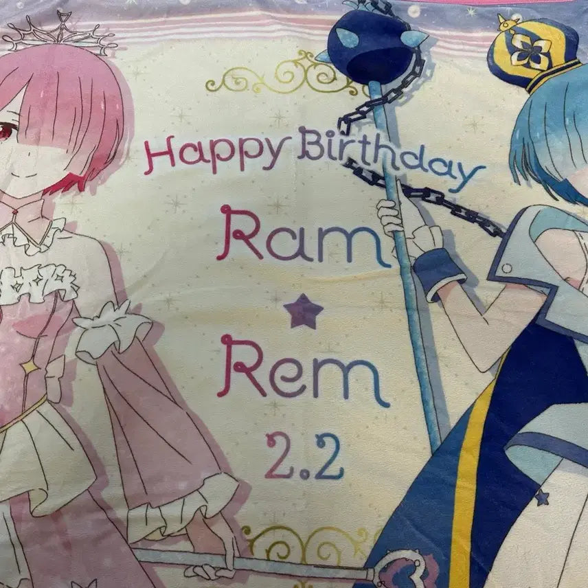 [BUNJANG] Rem &amp; Ram 2024 Birthday Limited Blanket / 2024 렘람 생일한정담요 리제로