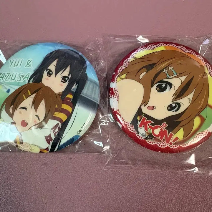 [BUNJANG] K-ON! Yui &amp; Azusa Badge Bundle Set / 일괄) 케이온! 유이 &amp; 아즈사 뱃지