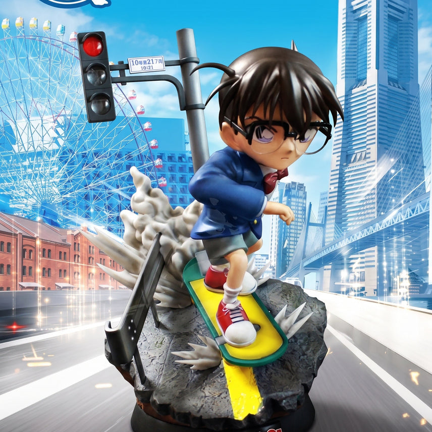 [BUNJANG] Detective Conan Edogawa Conan Traffic Light Ver. Resin Statue / 미친초대박할인 - 명탐정코난 레진 - 에도가와 코난 - 신호등 버젼