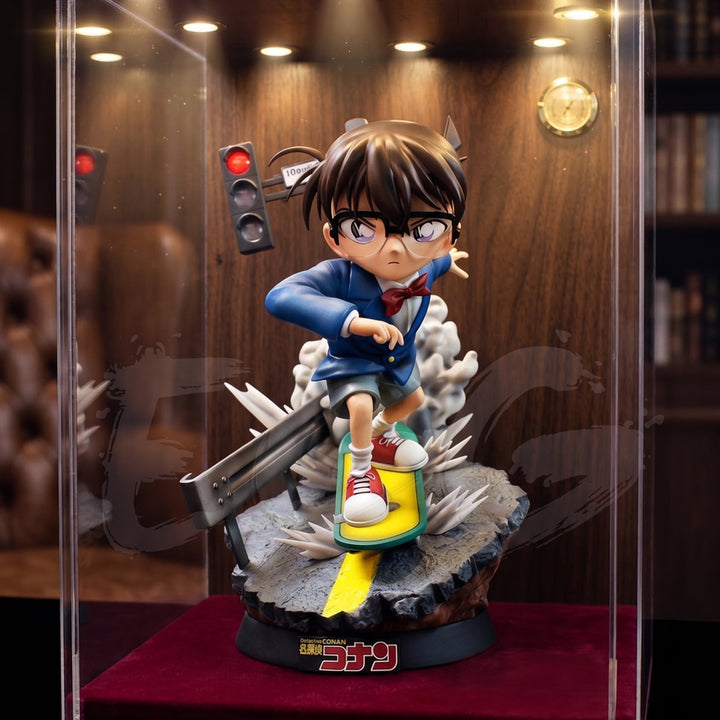 [BUNJANG] Detective Conan Edogawa Conan Traffic Light Ver. Resin Statue / 미친초대박할인 - 명탐정코난 레진 - 에도가와 코난 - 신호등 버젼