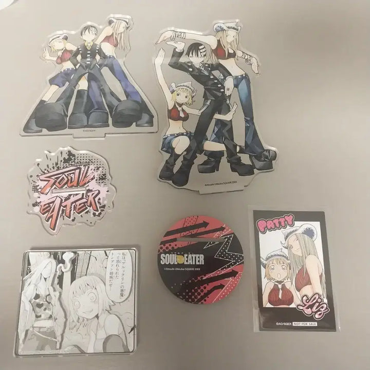 [BUNJANG] Soul Eater Original Art Acrylic Block Death the Kid Liz Thompson Party / 소울이터 원화아크릴 블럭 데스더키드리즈파티