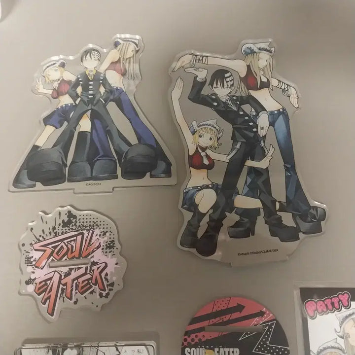 [BUNJANG] Soul Eater Original Art Acrylic Block Death the Kid Liz Thompson Party / 소울이터 원화아크릴 블럭 데스더키드리즈파티