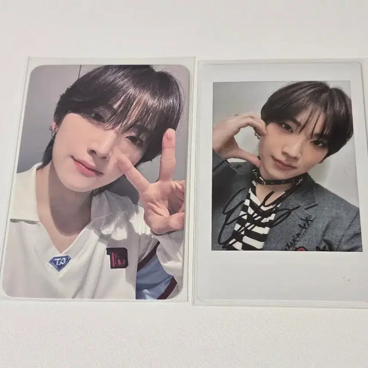 [BUNJANG] ENHYPEN Yuma Signed Polaroid Cheki Photocard Set / 앤팀 유마 싸인폴라 싸인체키 포토카드 세트