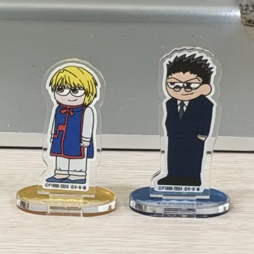 [BUNJANG] Hunter x Hunter Kurapika &amp; Leorio Girori Acrylic Stand Bundle / 헌터헌터 크라피카, 레오리오 지로리 아크릴 일괄 (봉투X)