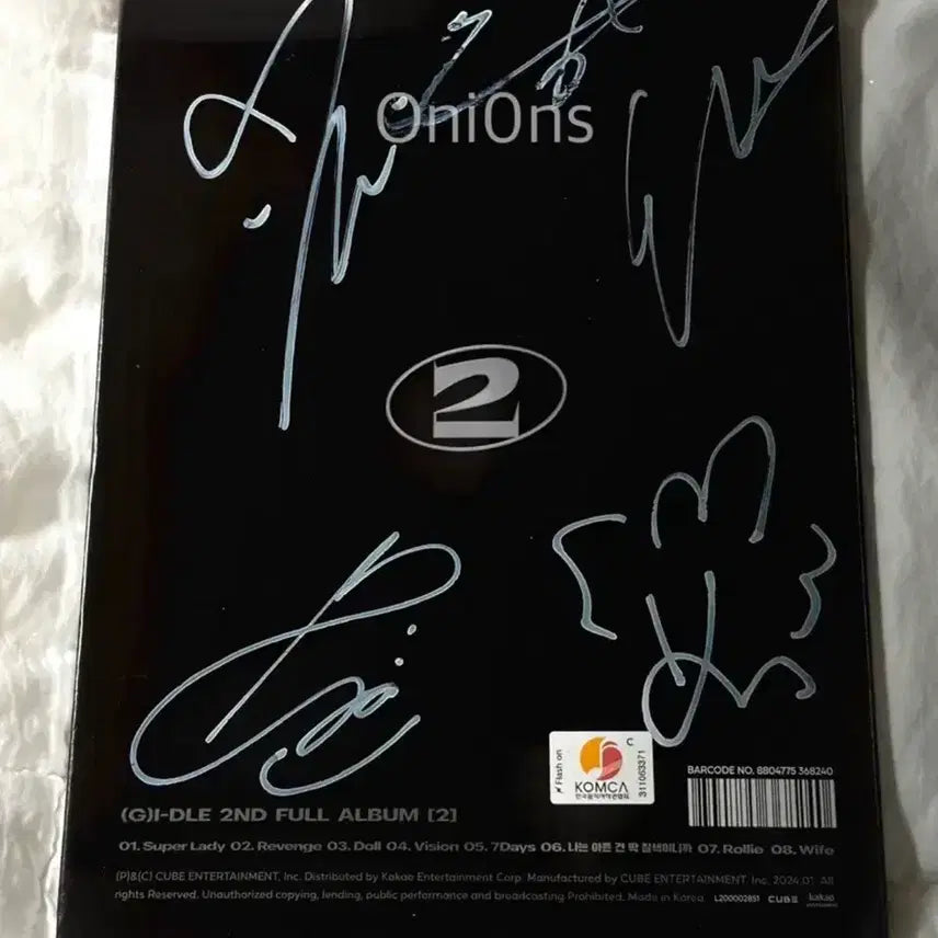[BUNJANG] (G)I-DLE 2 Super Lady Signed Album / (여자)아이들 2 super lady 친필 사인 앨범 sign album