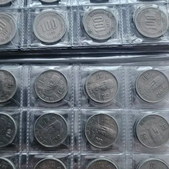 [BUNJANG] 1979 100 Won Coin Collection Album (120 Used Coins) / 1979년 구동전100원 동전 수집 앨범(사용제 120개)