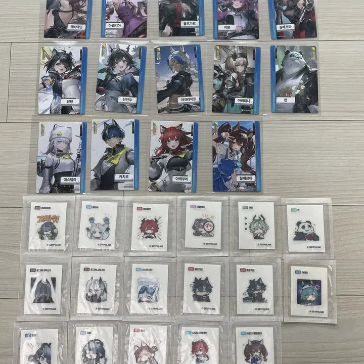 [BUNJANG] Arknights Endfield Bundle Set (Photocards, Stickers, Prizes) / 명일방주 엔드필드 ( 포카,띠부씰,경품 ) 일괄