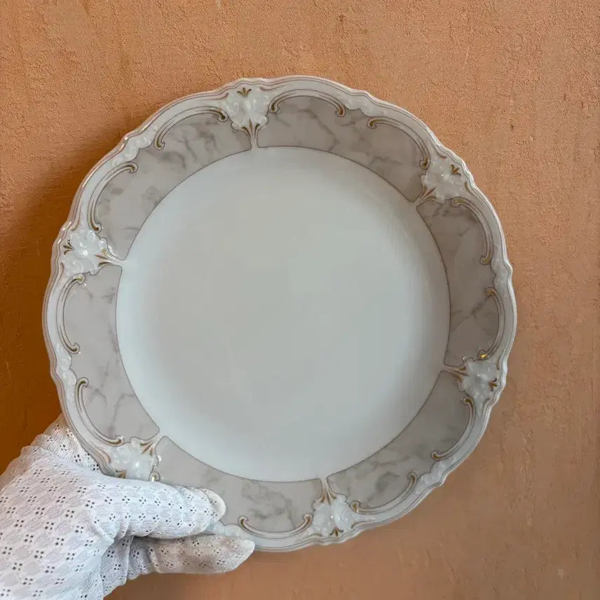 [BUNJANG] Hutschenreuther Jacqueline Salad Plate (1980s Germany Vintage) / 1980년대 독일 빈티지 후첸로이터 자클린 샐러드 접시