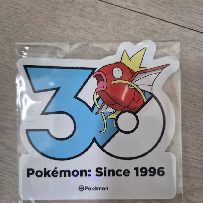 [BUNJANG] Pokemon 30th Anniversary Stickers Bundle Set: Juriyabi and Magikarp / 포켓몬 30주년 스티커 쥬리비얀 주리비얀 잉어킹 일괄