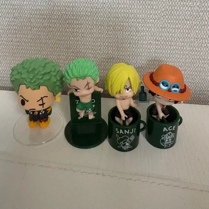 [BUNJANG] One Piece Zoro, Sanji, Ace Bundle Set Figures / 원피스 조로 상디 에이스 일괄 양도