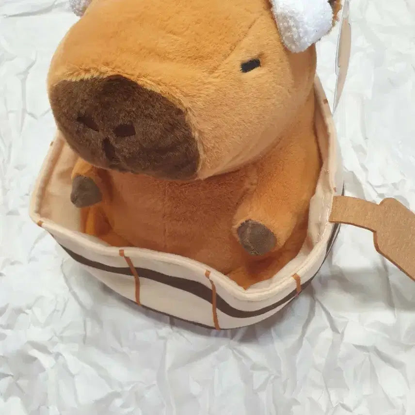 [BUNJANG] Capybara Spa Plush Toy Medium / 카피바라 스파 인형 중형 인형