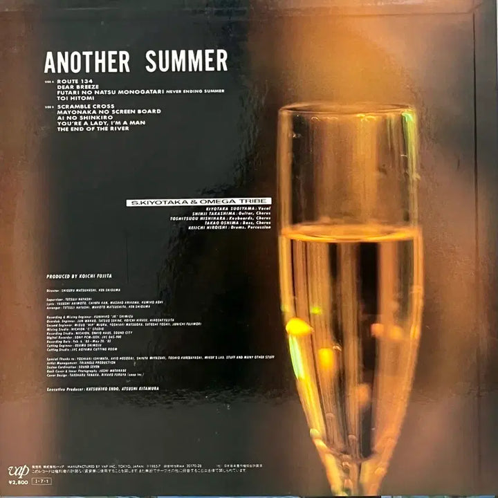 [BUNJANG] Omega Tribe Another Summer LP / 오메가 트라이브 Omega Tribe-Another Summer LP