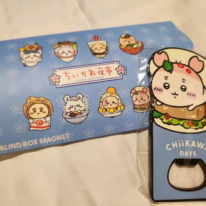 [BUNJANG] Chiikawa Taiwan Days Pop-up Night Market Food Kani Magnet / 대만 치이카와 데이즈팝업 야시장음식 카니 마그넷
