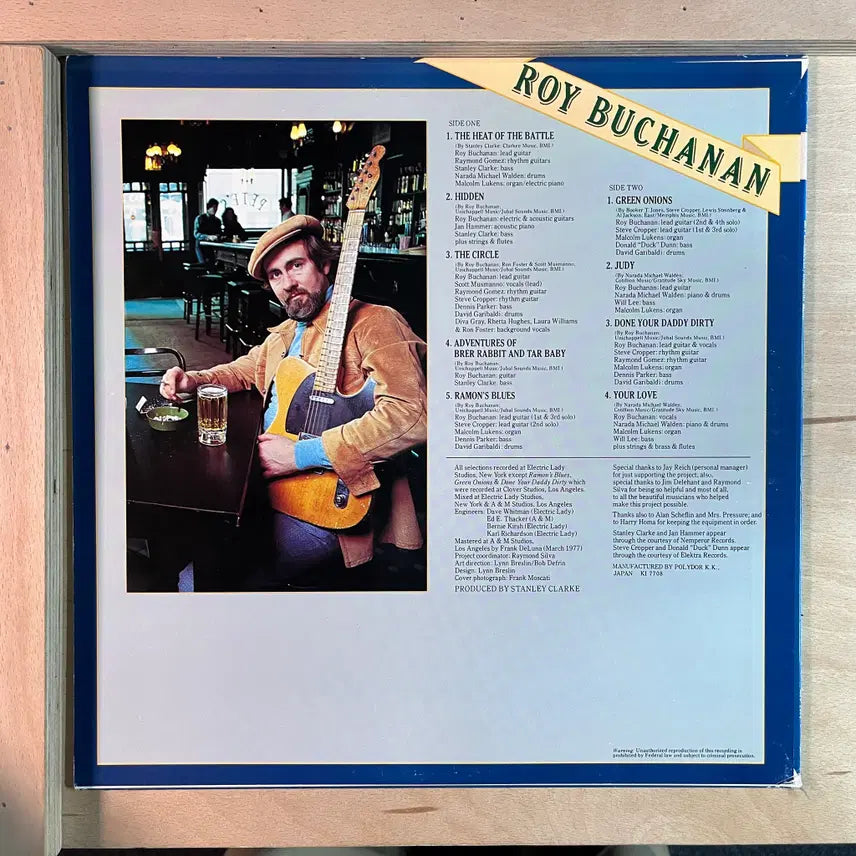 [BUNJANG] Roy Buchanan Loading Zone 1977 Japanese First Press LP / Roy Buchanan Loading Zone  일본 초반 1977년