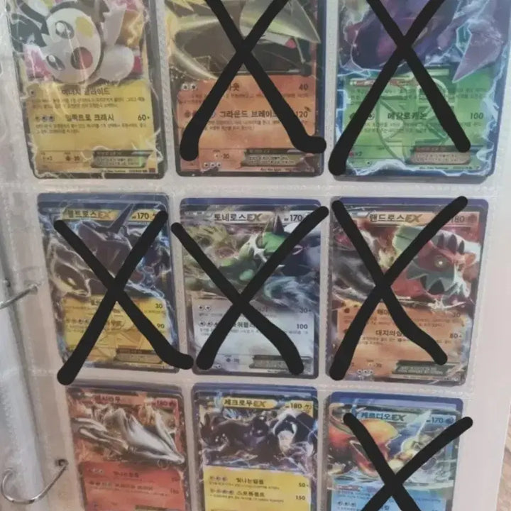[BUNJANG] Vintage Pokemon Cards (Reshiram, Zekrom, etc.) - Bundle Set / 옛날 포켓몬 카드 (펄기아, 그란돈, 라티오스 등)