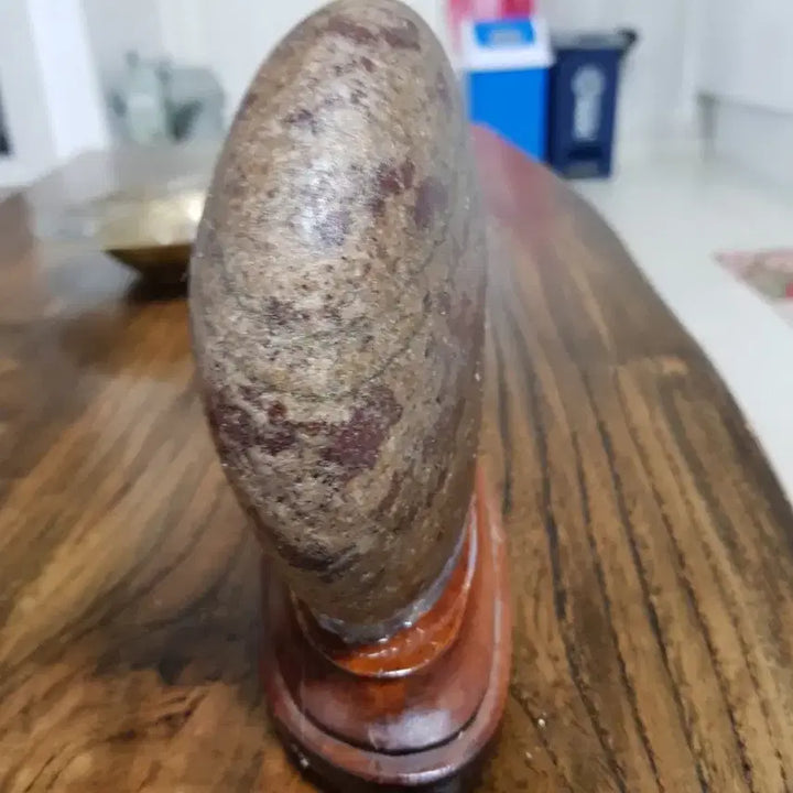 [BUNJANG] Natural Stone Red Spotted Natural Stone / 자연석 붉은 반점 원석 수석