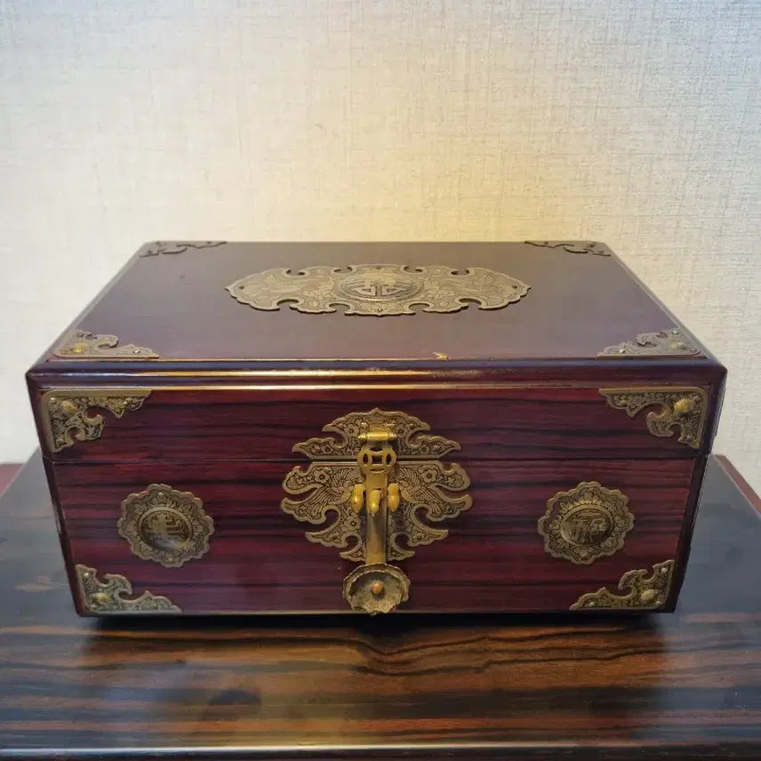 [BUNJANG] Korean Vintage Jewelry Box - 30cm / 한국 빈티지 보석함 [근대사 목함] - 30cm